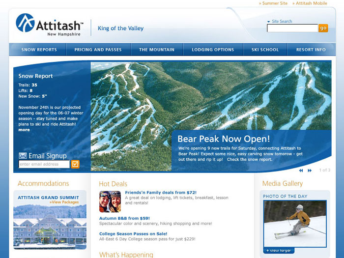 Attitash Resort Site