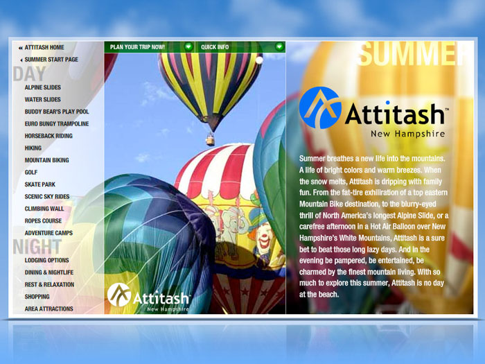 Attitash Summer micro site