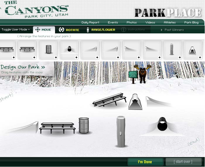 Canyons Park Planner